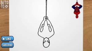 Как нарисовать Человека-паука (Марвел)