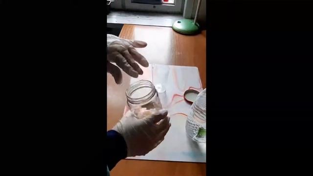 Растворение скорлупы яйца в уксусе