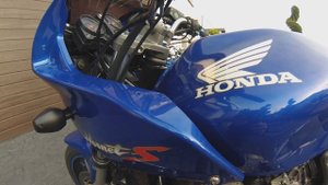 Honda CB600S Hornet PC34 acceleration 0-220 km/h