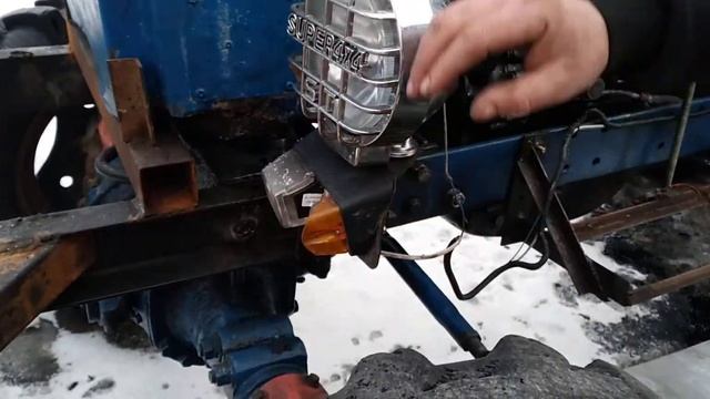 Самодельные крылья на Т-40 АМ/ начало работ смотреть онлайн