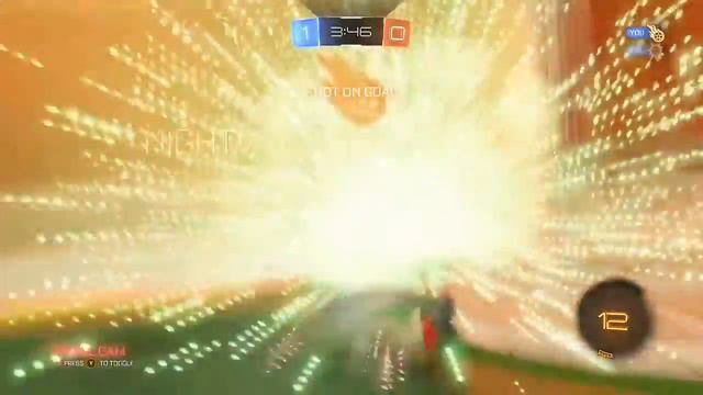 Rocket League: outdoing the entire red team!!!!!!!!