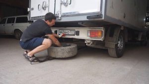 кронштейн запасного колеса Пежо Боксер