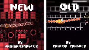 Geometry Dash | Rush E Comparison (New vs Old)