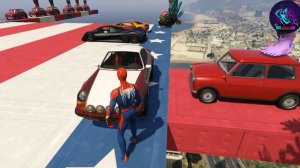 GTA-5 spiderman vs blue hulk vs red hulk funny ragdoll ||addx gaming zone||2023
