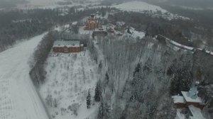 Kuremäe klooster, aerial video 30.01.2018