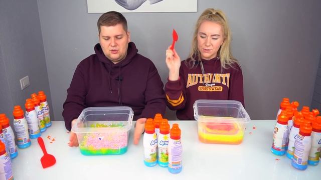 не выбирай СОК АГУША СЛАЙМ ЧЕЛЛЕНДЖ ? Лизун из случайных ингредиентов / Juice Slime Challenge смотреть онлайн