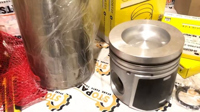 DEUTZ ENGINE BF6M1015CP REPAIR KIT LINER SET + PISTON SET WITH RINGS + GASKET SET + OIL PUMP смотреть онлайн