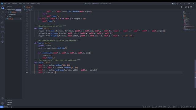 Balloon Shooting Game with Python