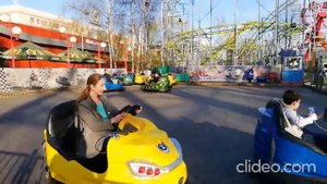 На аттракционе "Автодром", Цветной Бульвар (Горсад), Тюмень