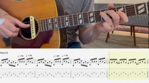 Big Thief - Velvet Ring (Play along guitar tabs video)