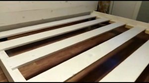 Двуспальная кровать своими руками+матрас=13500