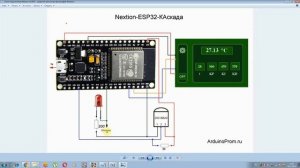 Nextion - ESP32 - КАскада