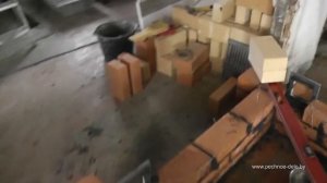 58 Подача воздуха с улицы, для горения, угловая резная каминопечь.