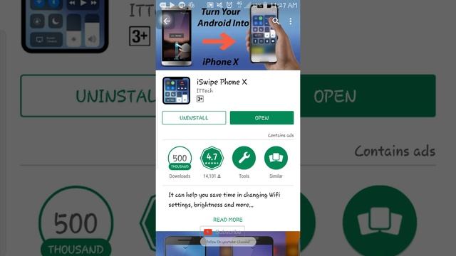 iPhone X control Center Enable Android phones | Application|Apk смотреть онлайн