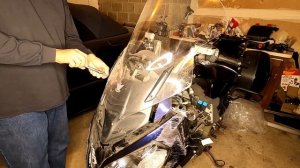 Ремонт Kawasaki Concours – Разборка пластика и оценка повреждений