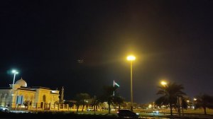 Мечеть, ночная шарджа