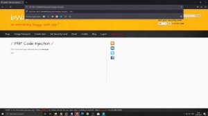PHP Code Injection bWAPP tutorial