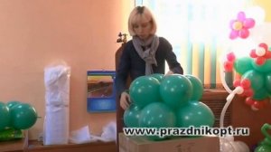 Урок 11. Новогодняя елка из воздушных шариков