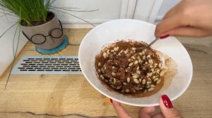 Шоколадное печенье БЕЗ МУКИ!!! за 5 минут с сухофруктами ?