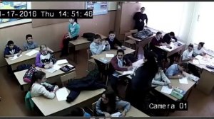 Взлом в школе камер