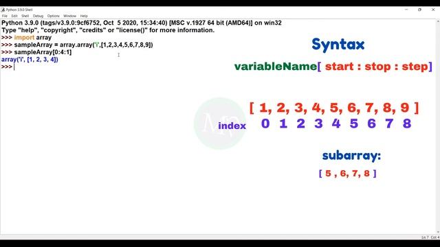 #98 Python Array Slicing In Telugu | Positive & Negative Slicing In Arrays | Python In Telugu