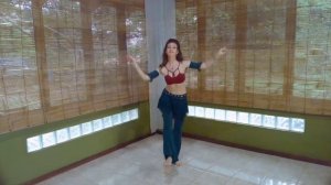 СВЯЗКА 5 - DEMO. 4 Вида ВОСЬМЕРОК Бедрами. 4 Types of FIGURE 8 in Belly Dance Combo 5.