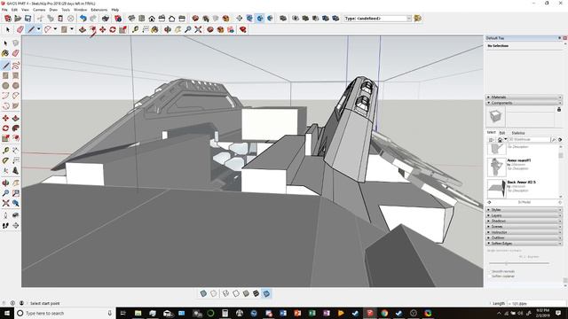 Google Sketchup SpaceShip - Capital Ship Remodel Part 11 смотреть онлайн