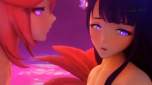 Ketika Yae Miko dan ei raiden shogun bertemu genshin impact 3d vicineko jedag jedug