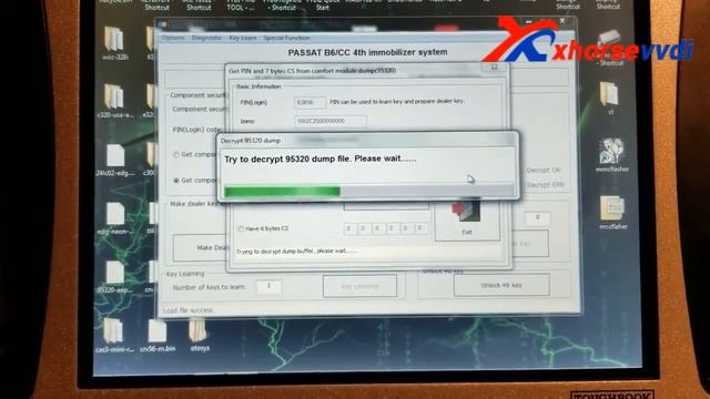 VVDI PROG and VVDI2 Get PIN and 7 bytes CS Passat B6/CC 4th IMMO смотреть онлайн