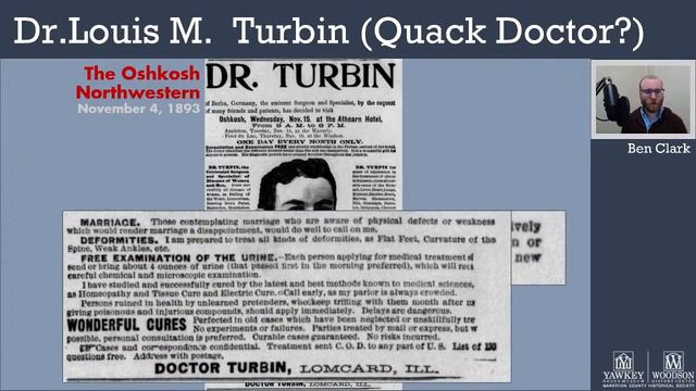 L.M. Turbin, The Traveling Doctor | History Chats смотреть онлайн