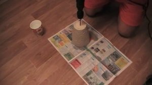 Как просверлить дырку в керамическом горшке.