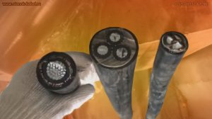 ✔ Разделка кабеля на станке R-160B. Алюминиевая броня