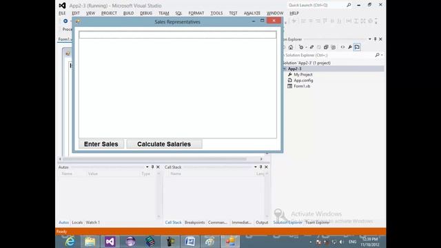 16 VB NET for Beginners  Arrays ListBox Calculate Representatives Salaries