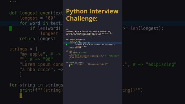 Can you solve this Python interview challenge?