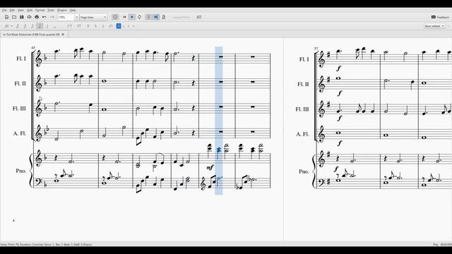 In The Bleak Midwinter (Gustav Holst) - arrangement for flute quartet arranged by Jon Raybould смотреть онлайн