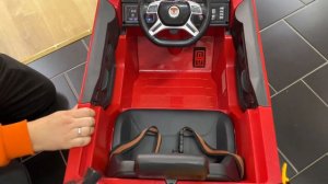 Детский электромобиль-пожарная машина A222AA - обзор