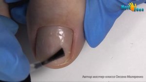 ❤ПЕДИКЮР + Дизайн ПОШАГОВО ❤ Комби - педикюр гель лаком❤ Укрепление ногтей на ногах каучуковой базо