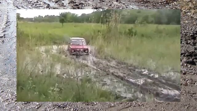 #38. Нива выбирается из грязи [АВТО 4x4] смотреть онлайн