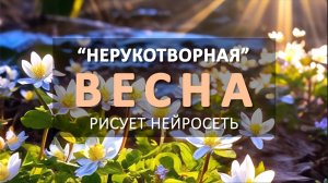 Нерукотворная весна. Рисует Нейросеть.