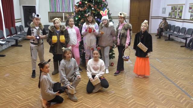 Новогоднее поздравление 5 класса МОУ СШ им. Ф.И. Толбухина ЯМР смотреть онлайн