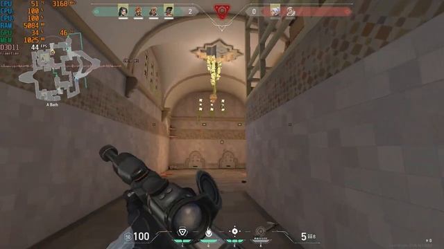 Valorant on Core 2 Duo E8500 3.16GHz GT 710 720p Low 45 Lock смотреть онлайн