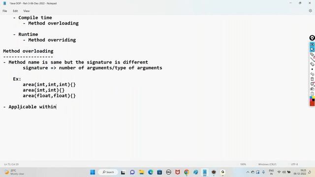 Full Stack Java Developer Course | Session - 14 | OOP |Inheritance|Polymorphism | rajonlinetraining