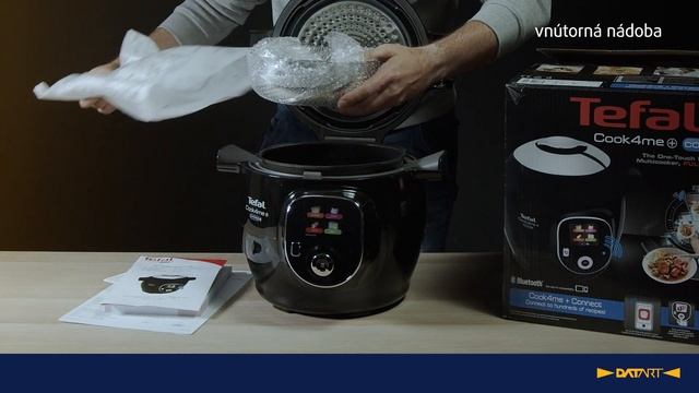 Multifunkčný tlakový hrniec Tefal Cook4me+ Connect CY855830 | unboxing смотреть онлайн