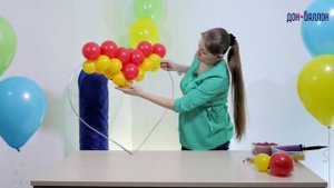 Искусство Аэродизайна. Урок № 16. Сердце из воздушных шаров на проволочном каркасе