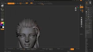 Black Widow Zbrush hair sculpt tutorial (First chapter of Real time hair creation)