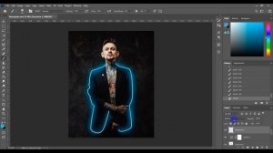 Фотошоп урок: светящиеся линии на фото. Неоновые линии. Простой способ добавить свечение на фото.