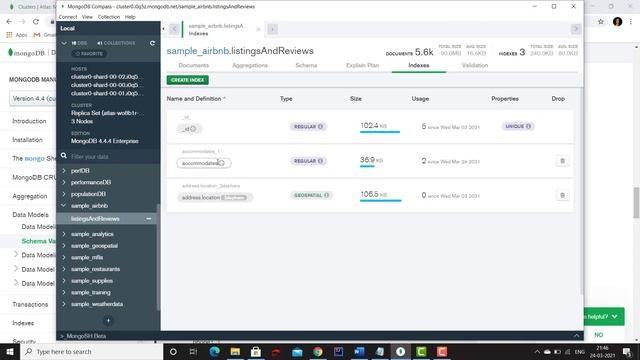 MongoDB Indexes