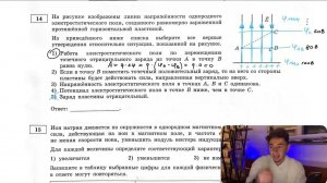 На рисунке изображены линии напряженности однородного электростатического поля, созданного - №