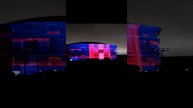 Световое шоу на башне монетного монетного двора 2