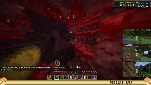 Minecraft Java Edition 1.16.1 any% RSG speedrun 17:43 PB смотреть онлайн